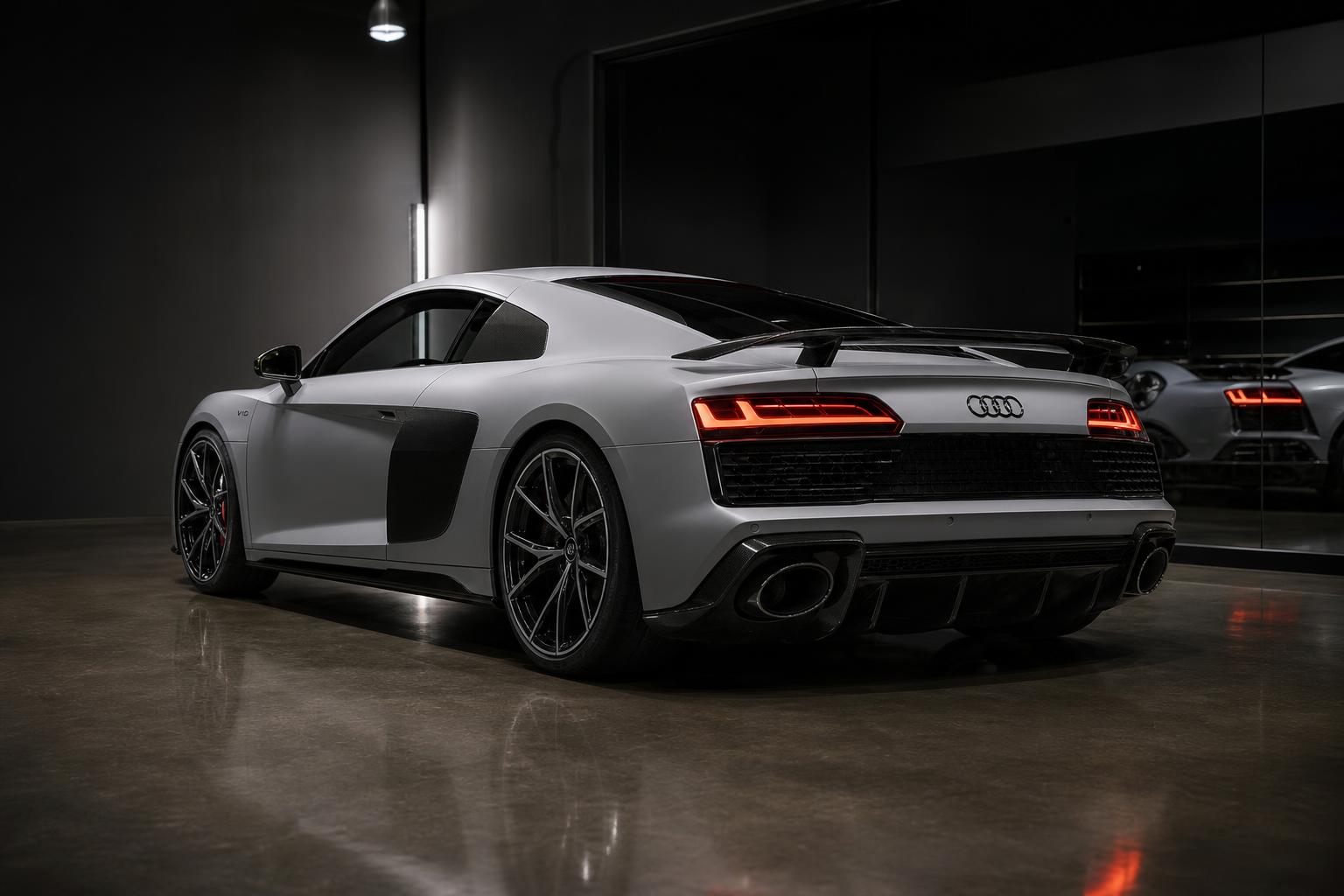 Audi R8 V10 Performance — Суперкар · полный корпус · Suzuka Silver
